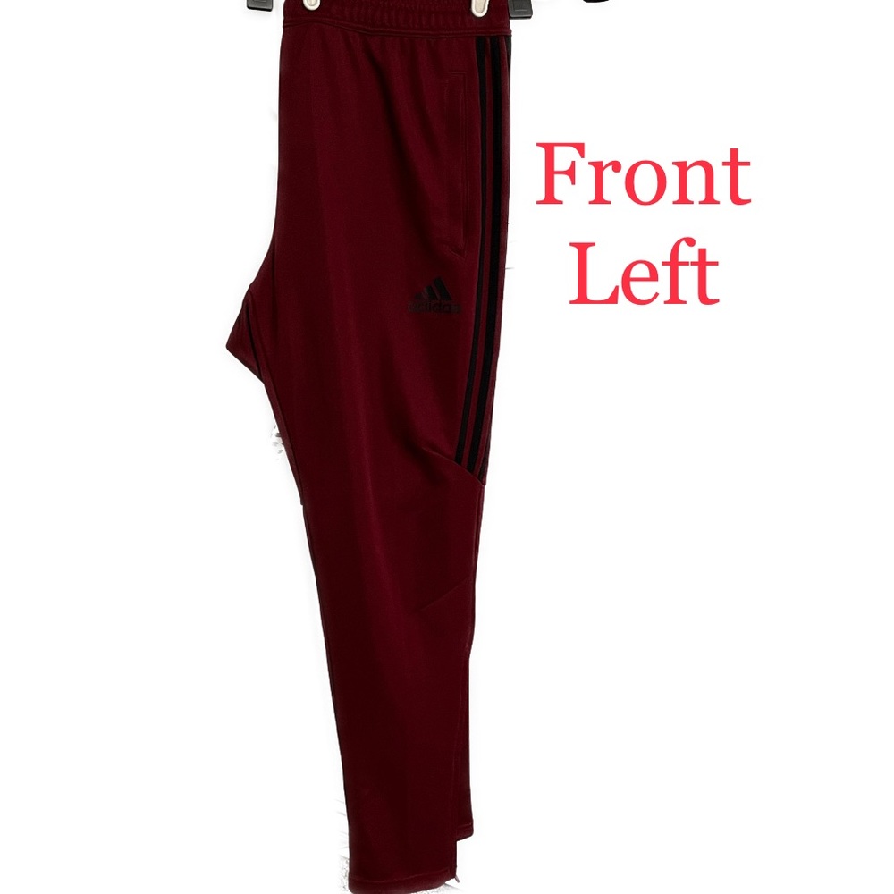 Men’s Size XL Adidas Tiro Pants Burgundy/Black